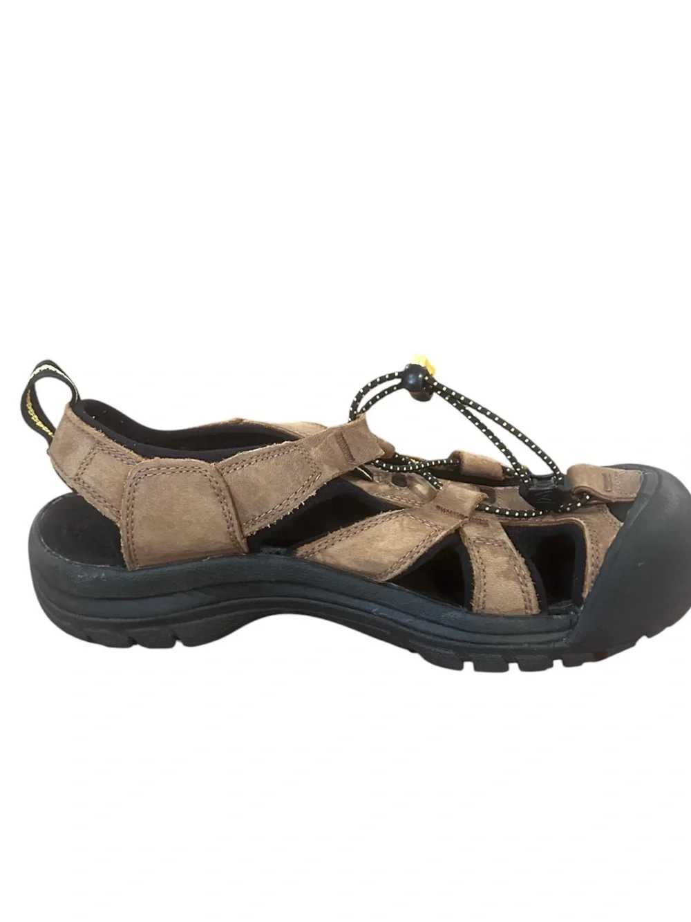 KEEN Mens Womens Newport Waterproof Brown Leather Sport Sandals Size M7 W8.5